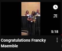Congratulations Francky Maemble